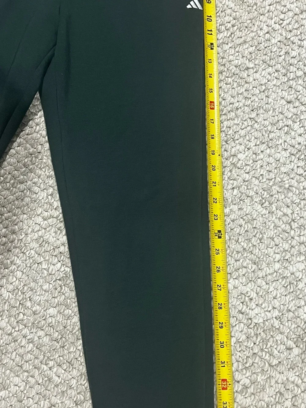 Adidas Jogger Pants Mens Medium Dark Green Jogger Sweatpants Performance Stretch